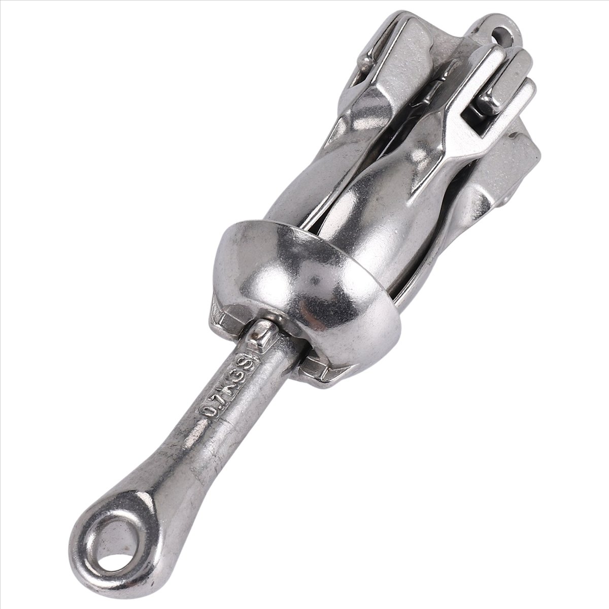 Fishing Kayak Anchor - L79A インフレータブルボート用316ステンレス鋼製金属アンカー、ボート、カヤック、ディンギー、ラフト、釣りボート、カヤック用、重量0.7kg