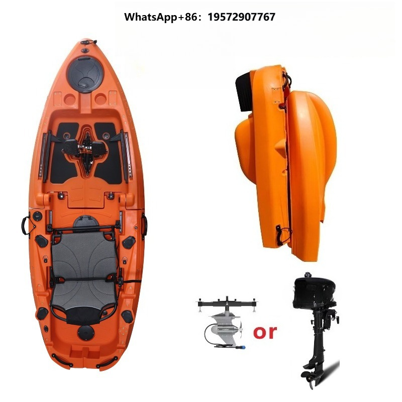 Fishing Kayak Pedal Drive - 2026年新型モジュール式超安定完璧性能1人乗り折りたたみペダル駆動カヤック環境に優しい防水ローイングボート
