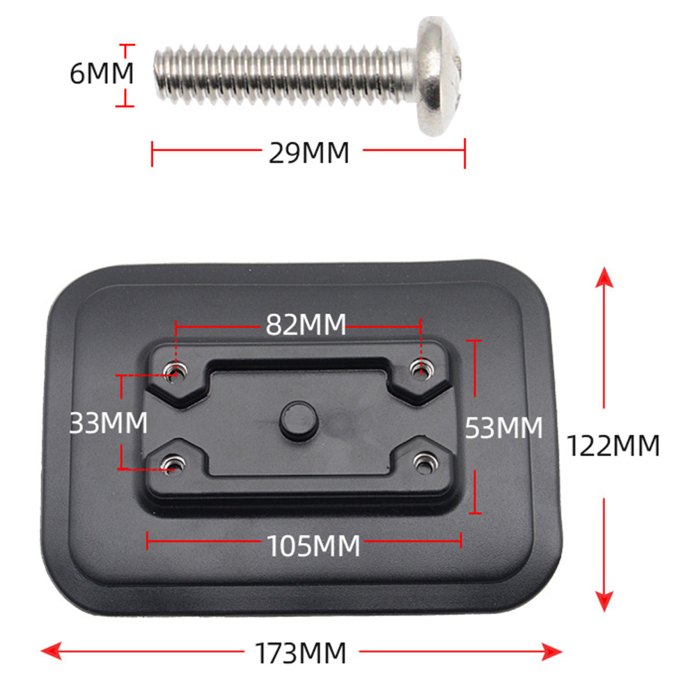 インフレータブルボート釣り竿ホルダー固定ベースABS接着パッ - Fishing Kayak Fish Finder Mount のレビューと価格