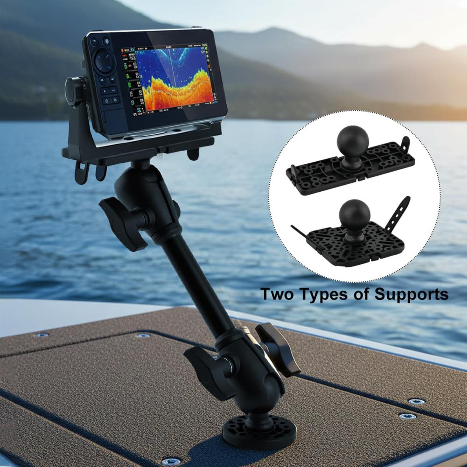 魚群探知機マウント 360 度回転カヤックトランスデューサー - Fishing Kayak Fish Finder Mount のレビューと価格