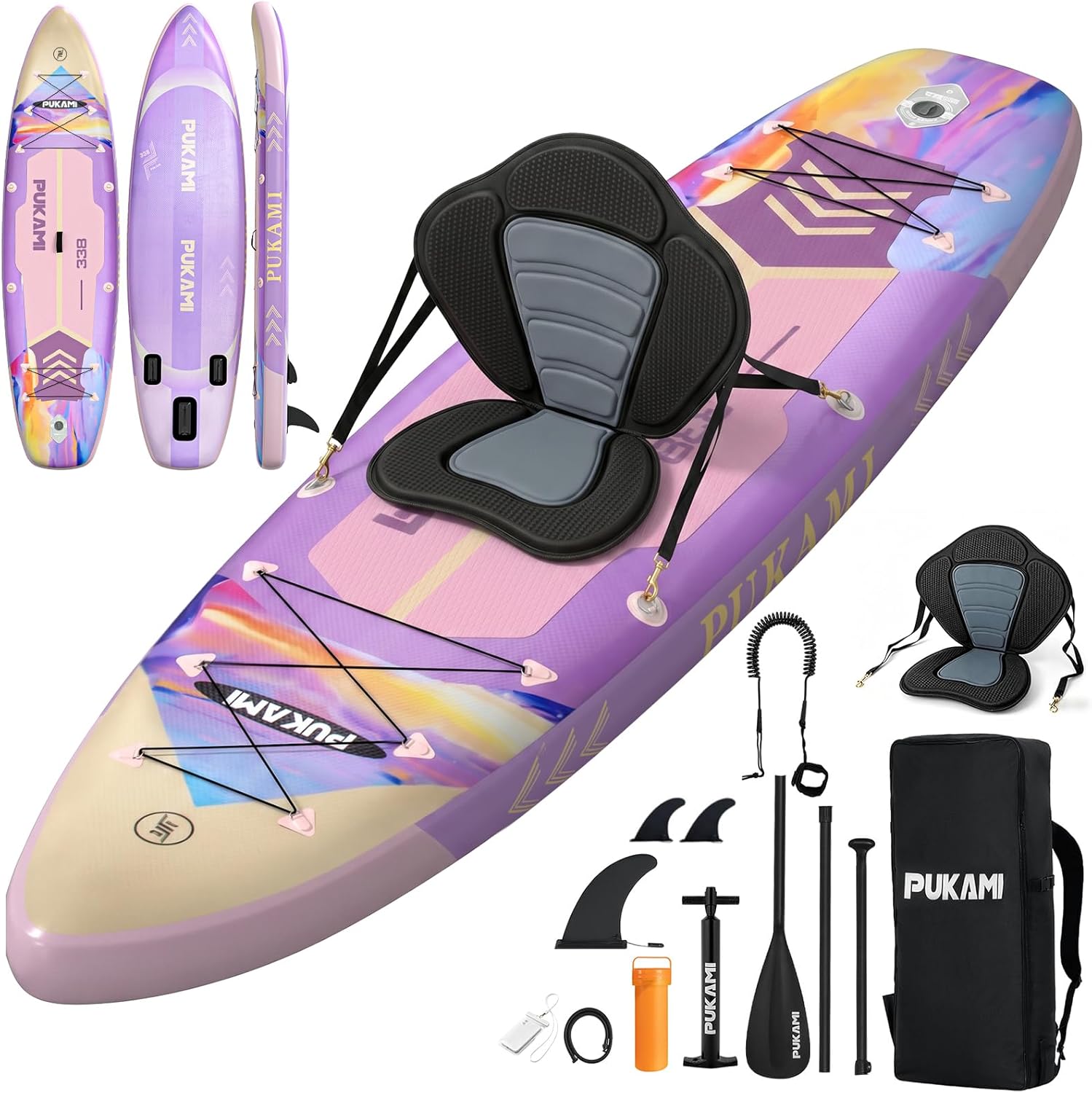 エクストラワイドインフレータブルスタンドアップパドルボード、 - Fishing Kayak Inflatable のレビューと価格
